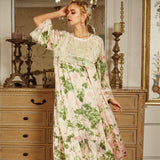 Victorian Floral Dress