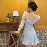 Vintage French-Style Lace Dress