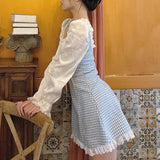 Vintage French-Style Lace Dress