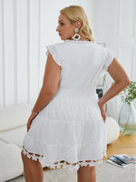 White Summer Party Dress