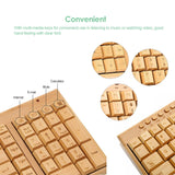 2.4G Wireless Bamboo Keyboard and Mouse