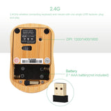 2.4G Wireless Bamboo Keyboard and Mouse