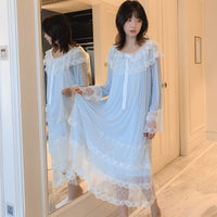 Lace-Decorated Night Dress