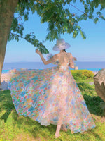 Summertime Bubble-Sleeve Dress
