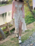 Summer Sleeveless Midi Dress and Cardigan