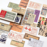Vintage Scrapbooking Label Stickers