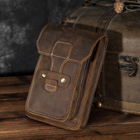 Rustic Leather Waist Pack