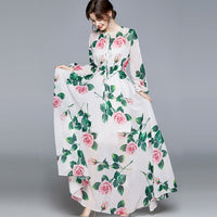 Floral Runaway Dress