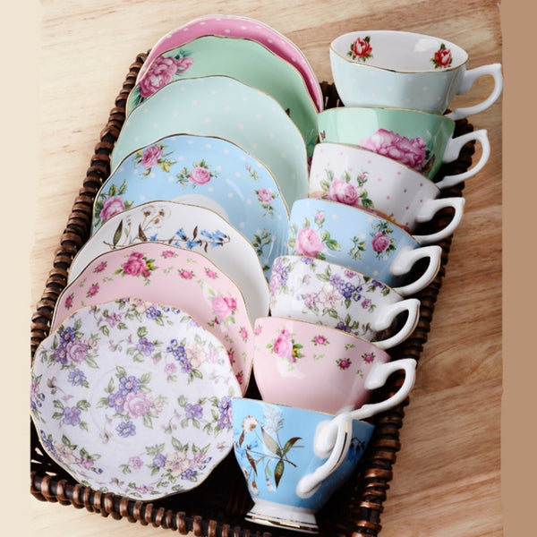 Petite English Three-Piece Tea Sets