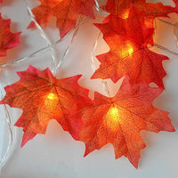 2M Autumn Maple Leaf Garland Fairy Lights