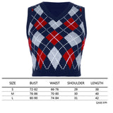 Vintage Argyle Sweater-Vest