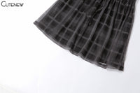 Lattice-Patterned Mini Dress