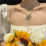 Gothic Butterfly Pendant & Necklace