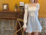 Vintage French-Style Lace Dress